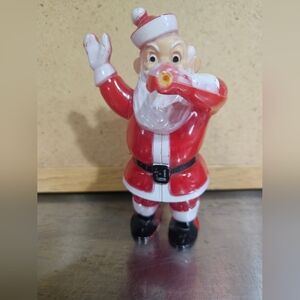 VINTAGE ROSBRO SANTA CANDY CONTAINER